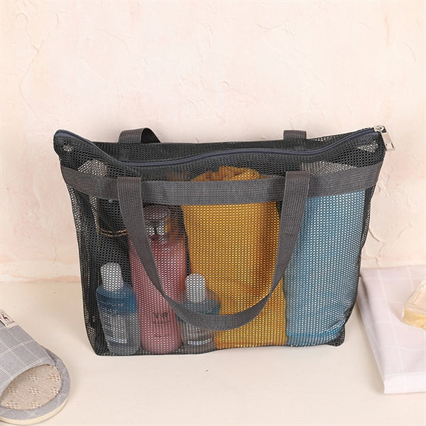 Portable Mesh Beach Tote Bag