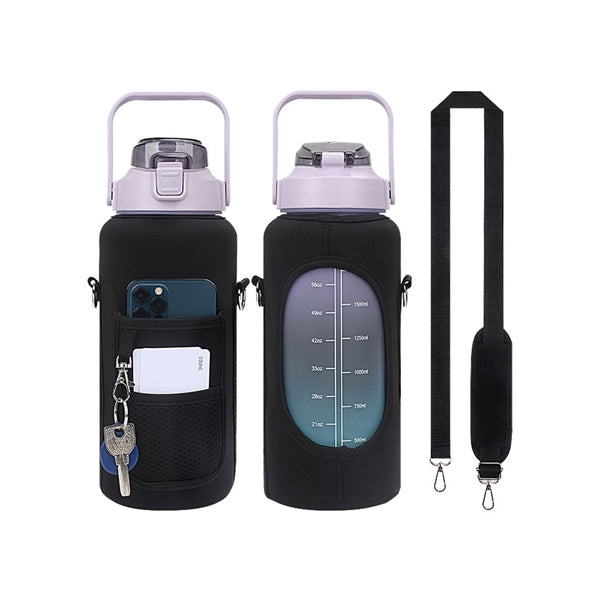64 oz Water Bottle Sleeve with Strap