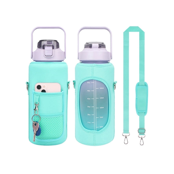 64 oz Water Bottle Sleeve with Strap