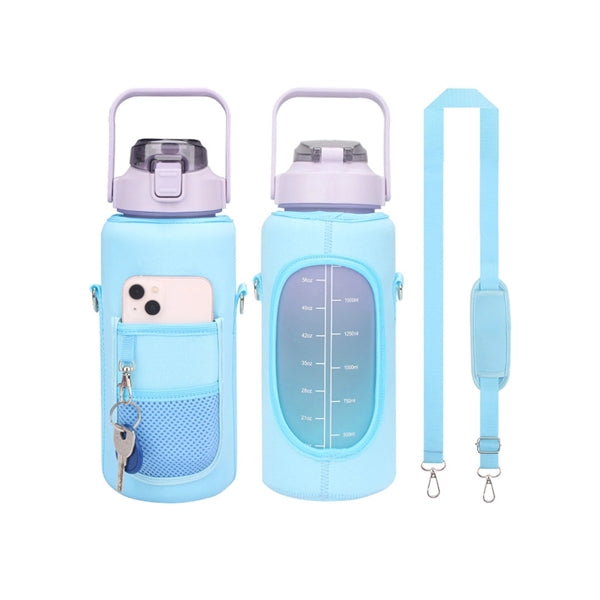 64 oz Water Bottle Sleeve with Strap