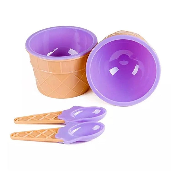 Ice Cream Bowl Spoon Set
