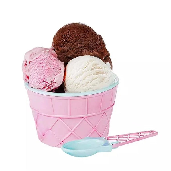 Ice Cream Bowl Spoon Set