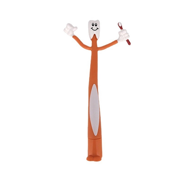 Tooth Shape Bendable Ballpoint Pen