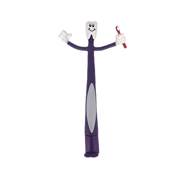Tooth Shape Bendable Ballpoint Pen