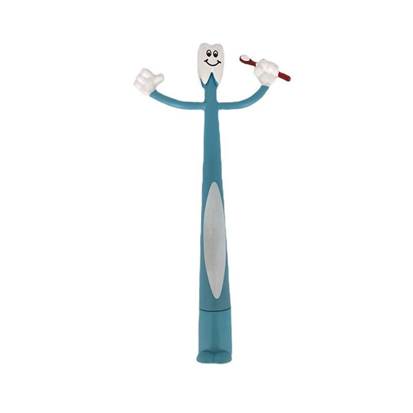 Tooth Shape Bendable Ballpoint Pen