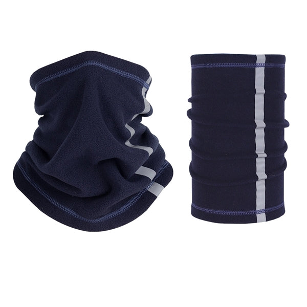 Fleece Neck Gaiter Visibility Reflective Safety Face Warmer