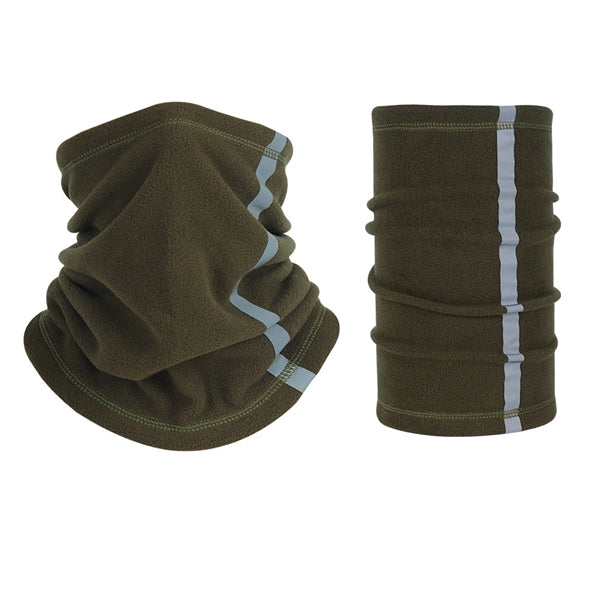 Fleece Neck Gaiter Visibility Reflective Safety Face Warmer