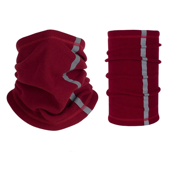 Fleece Neck Gaiter Visibility Reflective Safety Face Warmer