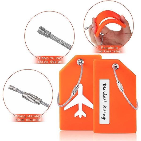 Silicone Luggage Tags