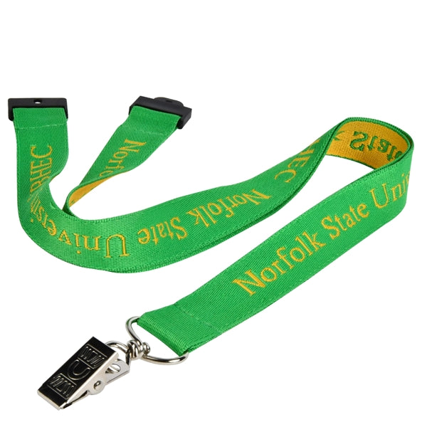 3/4" Woven Lanyards w/ Safety Breakaway
