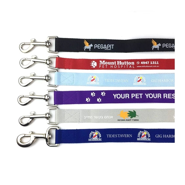 1"Wx72"L Polyester Durable Pet Leash w/ Metal Carabiner
