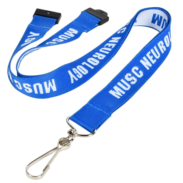3/4" Woven Lanyards w/ Safety Breakaway