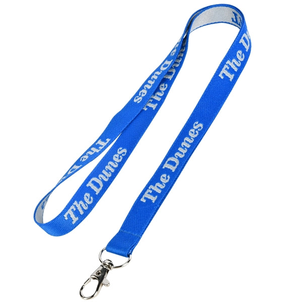 5/8" Woven Lanyard w/ Custom Logo