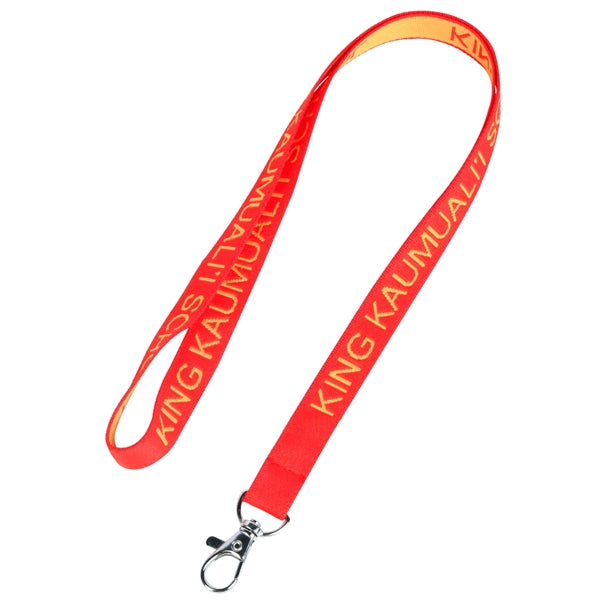 5/8" Woven Lanyard w/ Custom Logo