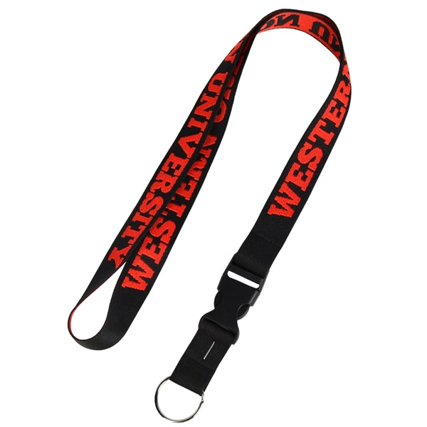 5/8" Detachable Woven Lanyards w/ Buckle Release