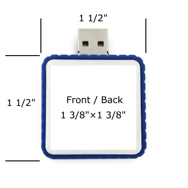 Rotating Epoxy Dome Box USB