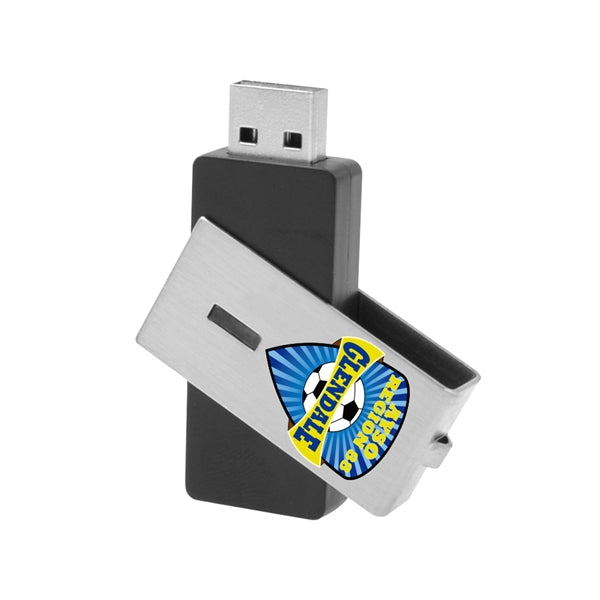 Streator 360 Degree Rotating USB with Steel Cover