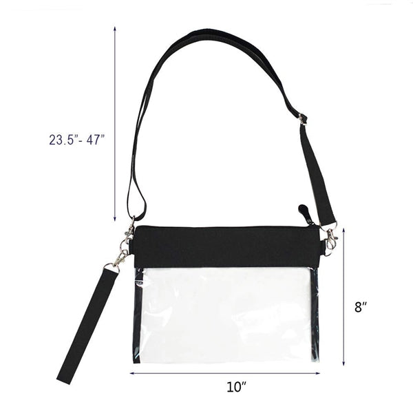 PVC Transparent Cross body Shoulder Bag