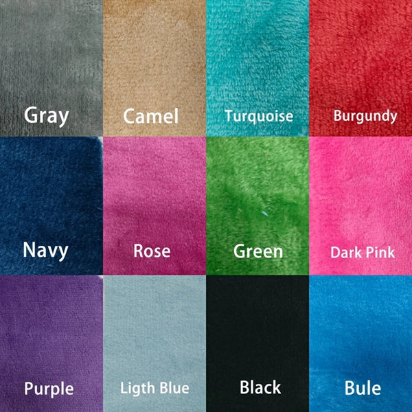 Flannel Foot Pocket Throw Blanket