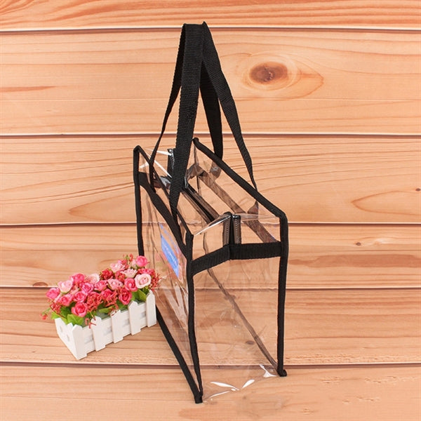 Clear PVC Stadium Tote Bag