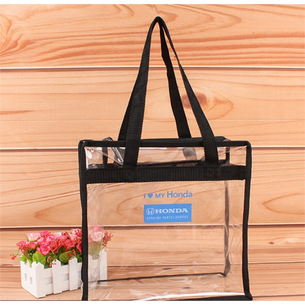 Clear PVC Stadium Tote Bag