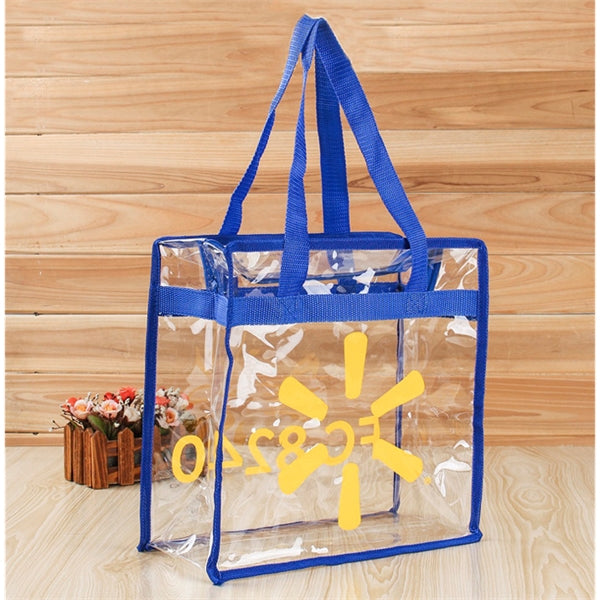 Clear PVC Stadium Tote Bag