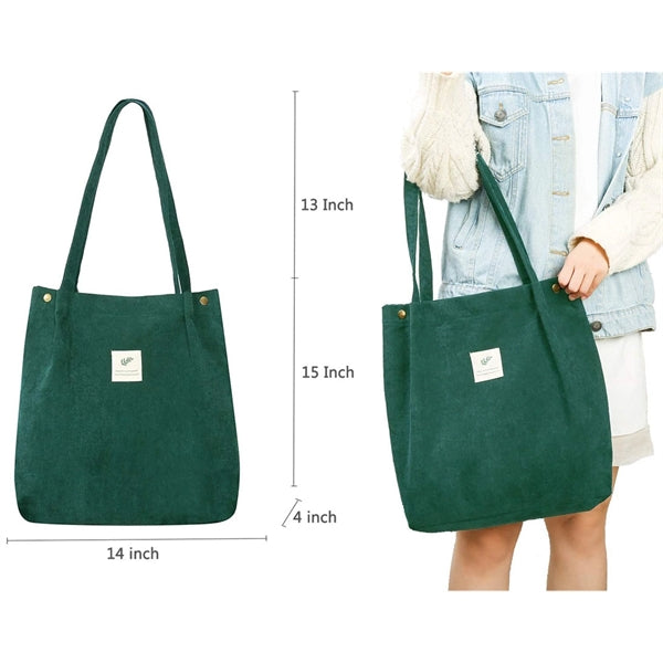 Corduroy Tote Bag