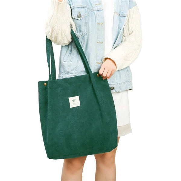 Corduroy Tote Bag