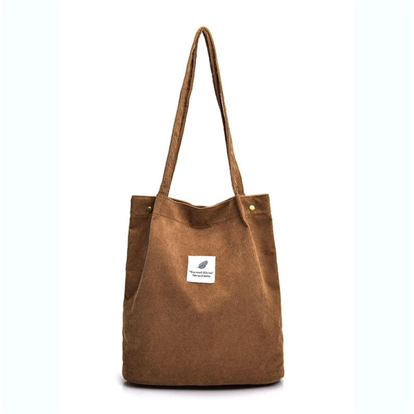 Corduroy Tote Bag