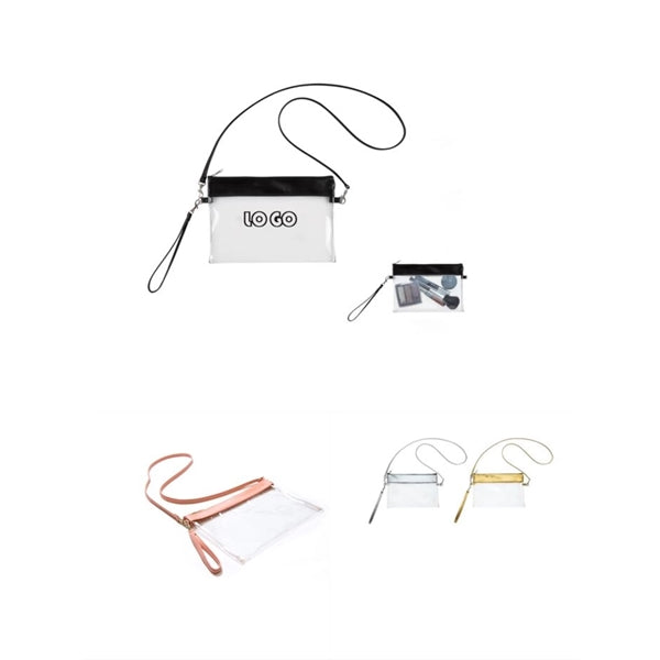 Game Day Clear Wristlet Pouch