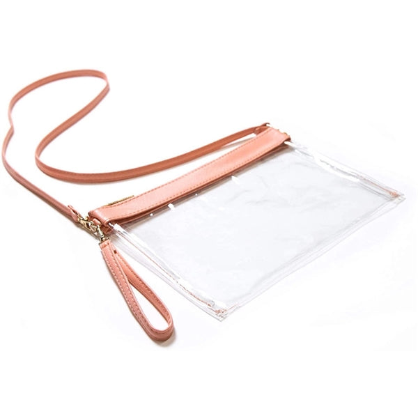 Game Day Clear Wristlet Pouch