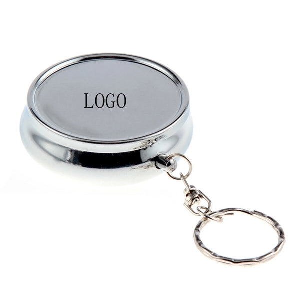 Metal round mini ashtray
