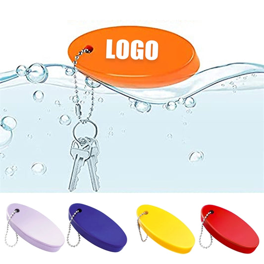 Oval Floater Key Tag