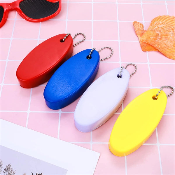 Oval Floater Key Tag