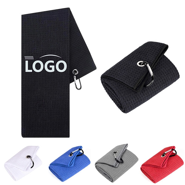 Microfiber Waffle Golf Towel