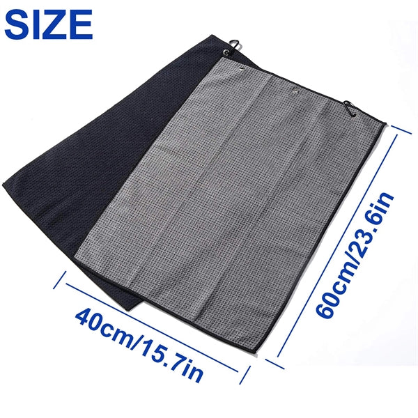 Microfiber Waffle Golf Towel