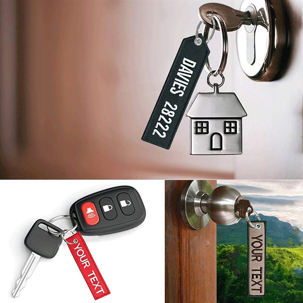 Embroidered Flight Keytag Keychain