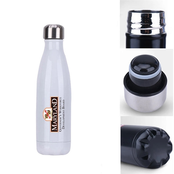 17 Oz Stainless Steel Vacuum Insulated Water Bottle
