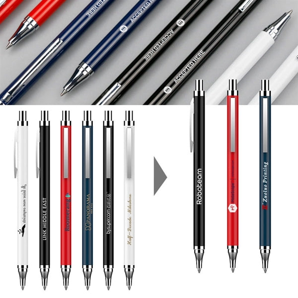 Stainless Steel Ballpoint Pen Black Ink