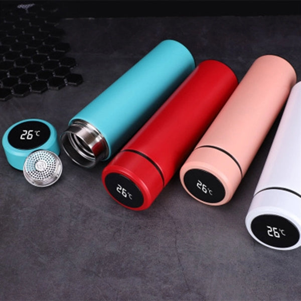 Water Bottle with LED Temperature Display