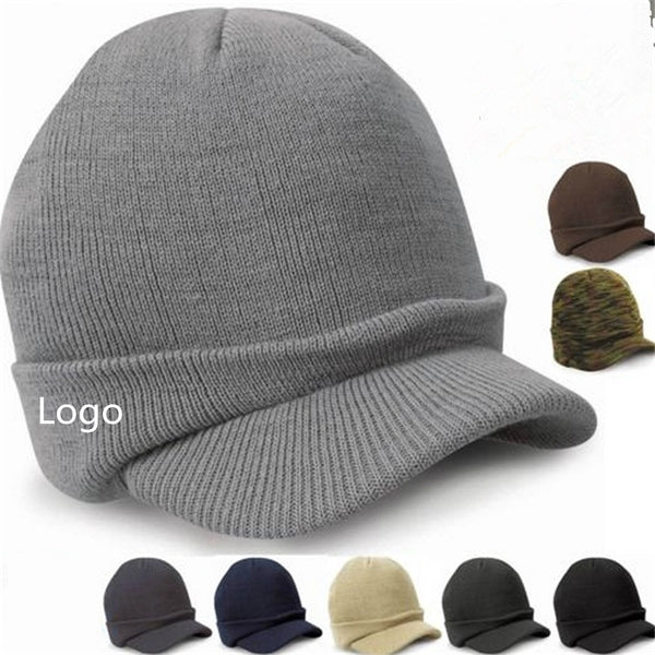 Knit Brim Beanie Cap