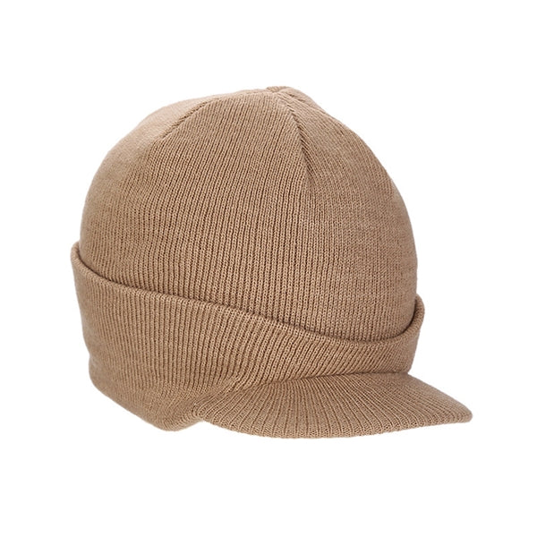 Knit Brim Beanie Cap