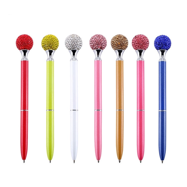Diamond Ball Retractable Ballpoint Pen