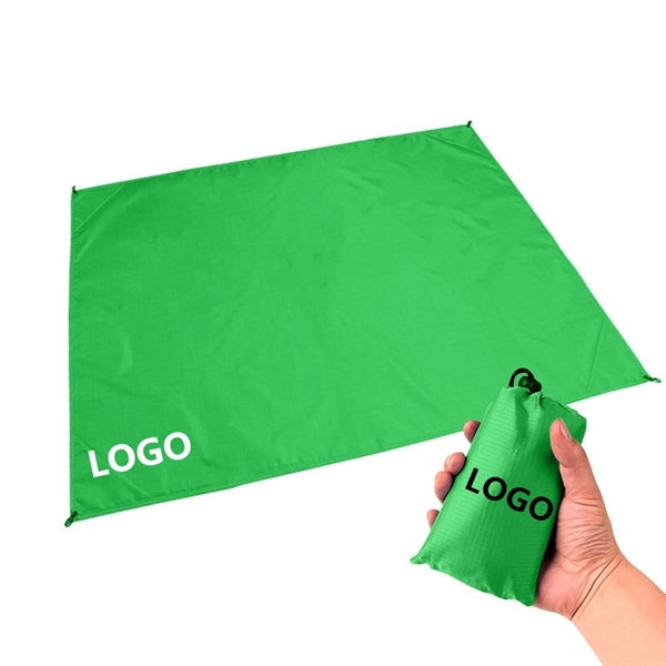 Portable Picnic Mats Foldable Beach Blanket W/ Corner Loops