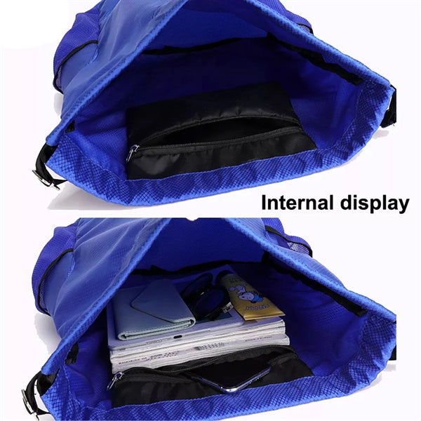Travel Sports Gym Bag Large Capacity Drawstring Backpack