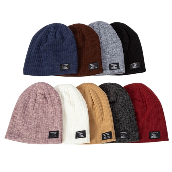 Fleece Knitted Beanie Hat