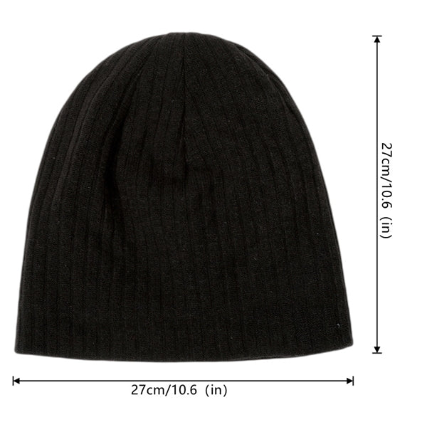 Fleece Knitted Beanie Hat
