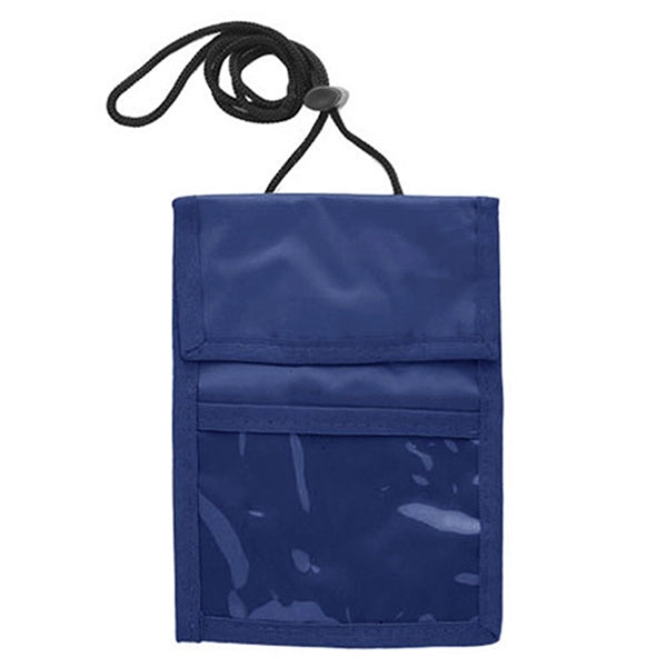 Non-Woven Badge Holder Neck Wallet Lanyard