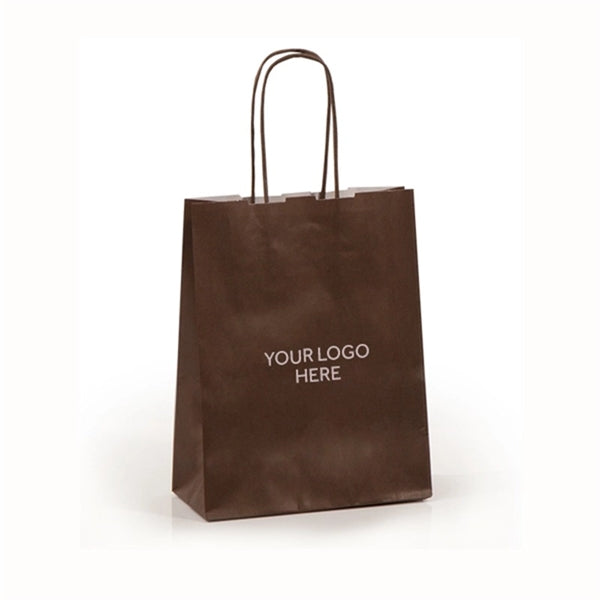 Kraft paper handle bag