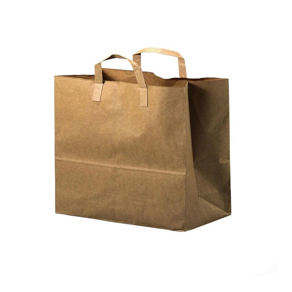 Kraft paper handle bag